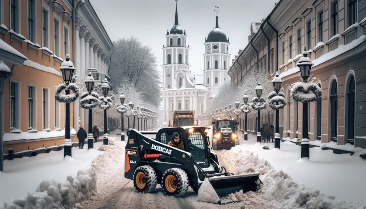 Sniego valymas, išvežimas